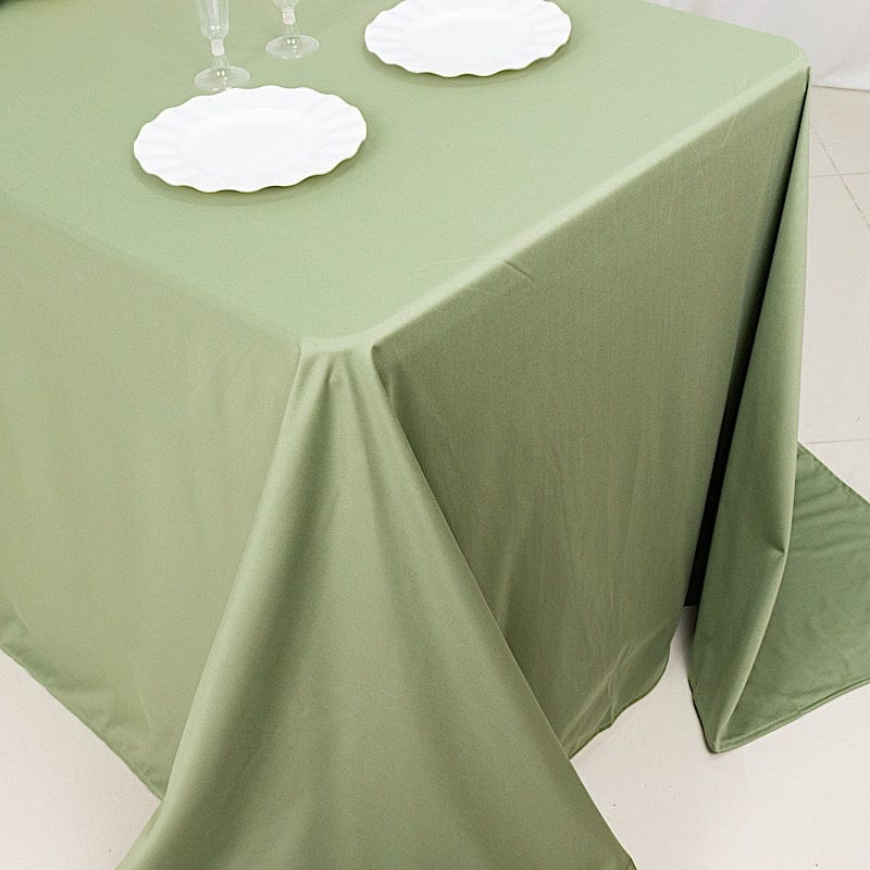 90x132 in Premium Scuba Polyester Rectangle Tablecloth