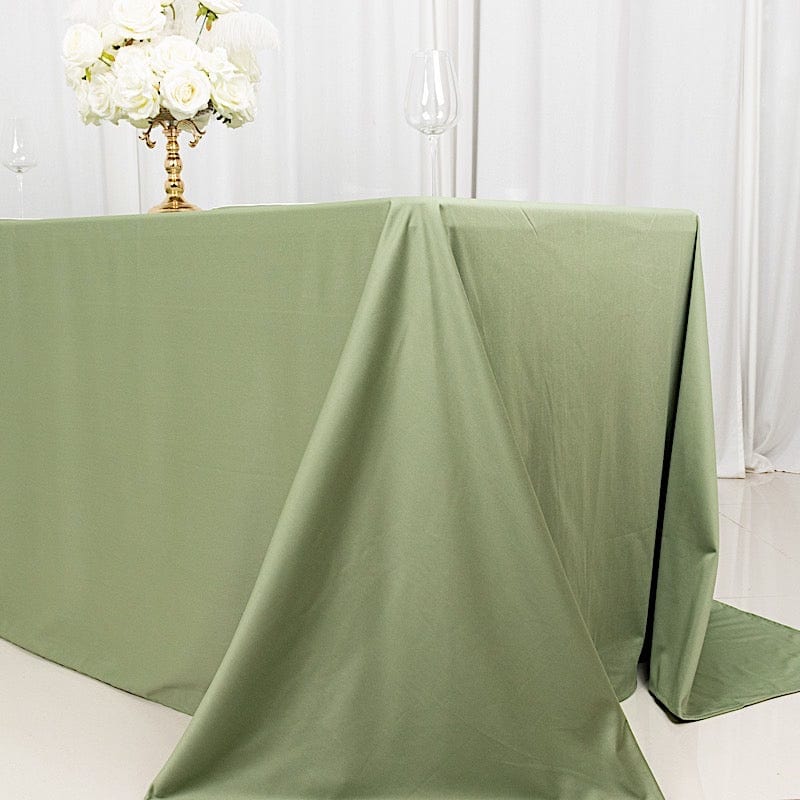 90x132 in Premium Scuba Polyester Rectangle Tablecloth