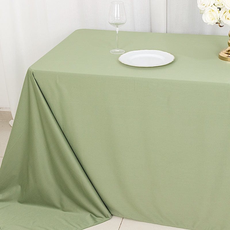 90x132 in Premium Scuba Polyester Rectangle Tablecloth