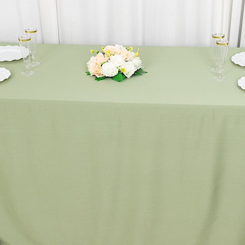 90x132 in Premium Scuba Polyester Rectangle Tablecloth