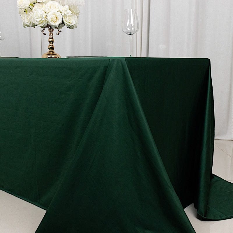 90x132 in Premium Scuba Polyester Rectangle Tablecloth