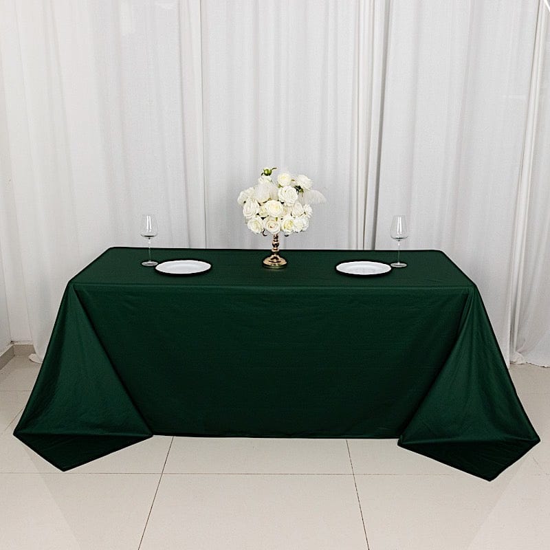 90x132 in Premium Scuba Polyester Rectangle Tablecloth