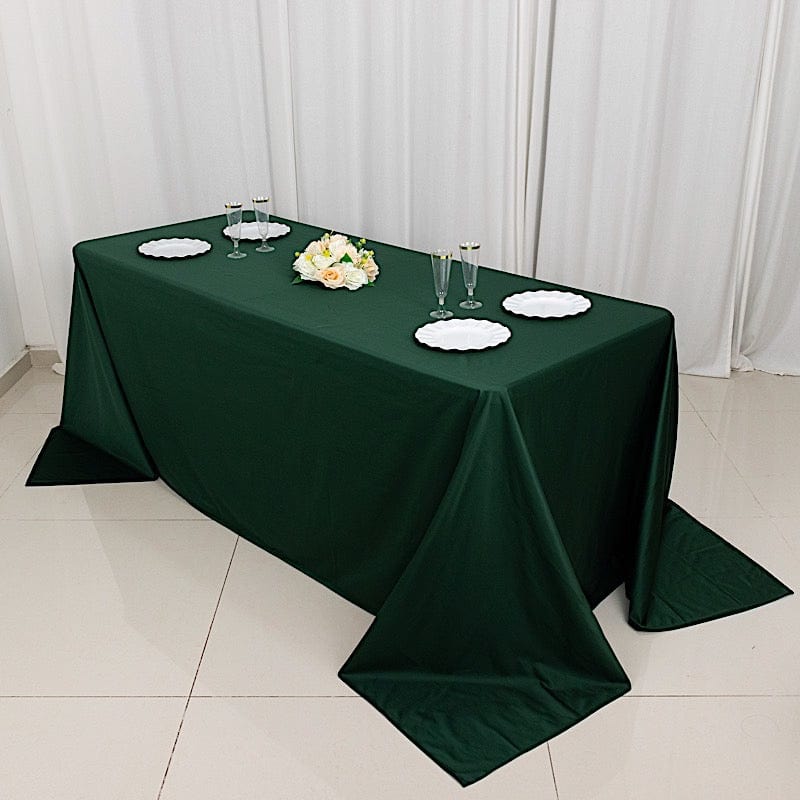 90x132 in Premium Scuba Polyester Rectangle Tablecloth