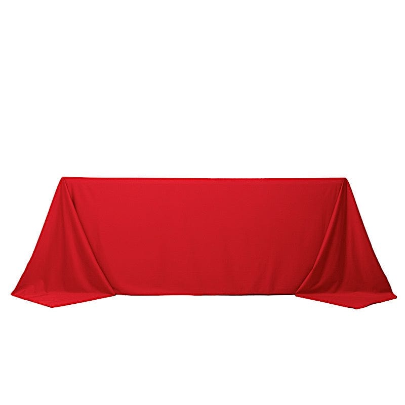 90x132 in Premium Scuba Polyester Rectangle Tablecloth