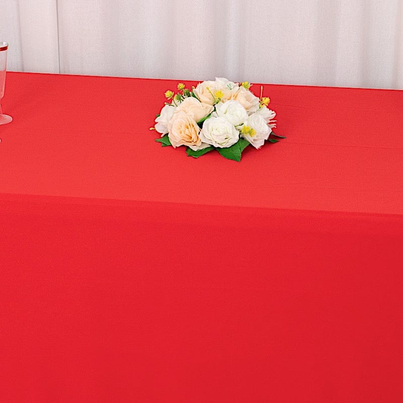 90x132 in Premium Scuba Polyester Rectangle Tablecloth