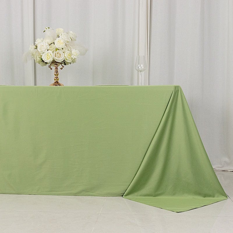 90x132 in Premium Scuba Polyester Rectangle Tablecloth