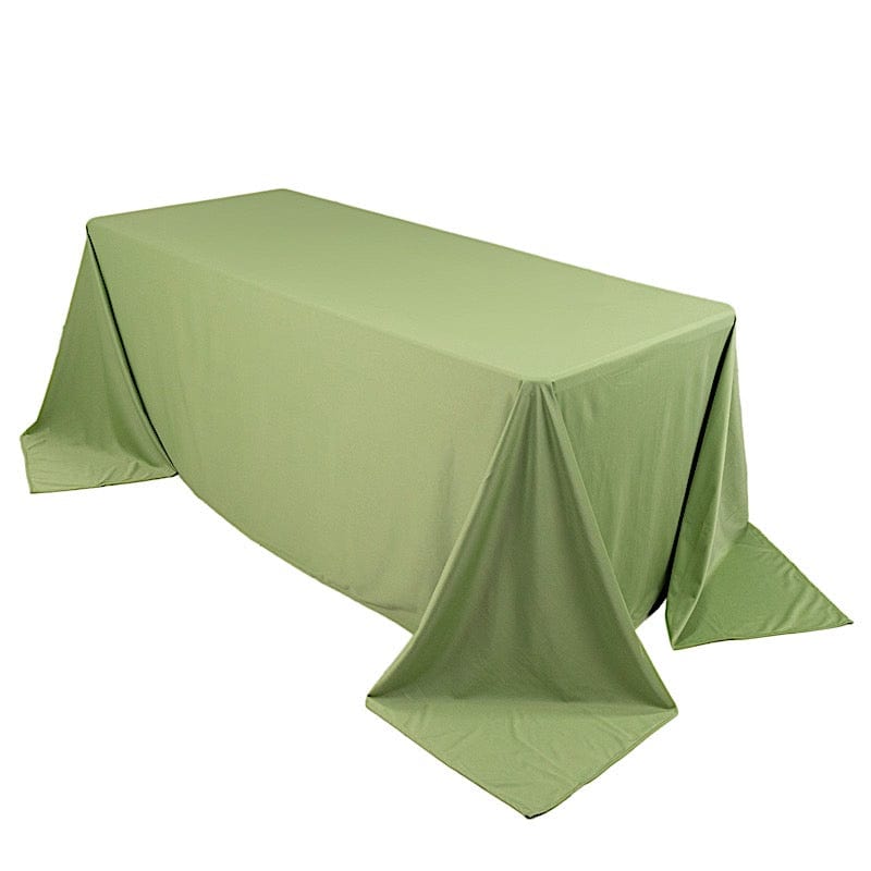 90x132 in Premium Scuba Polyester Rectangle Tablecloth