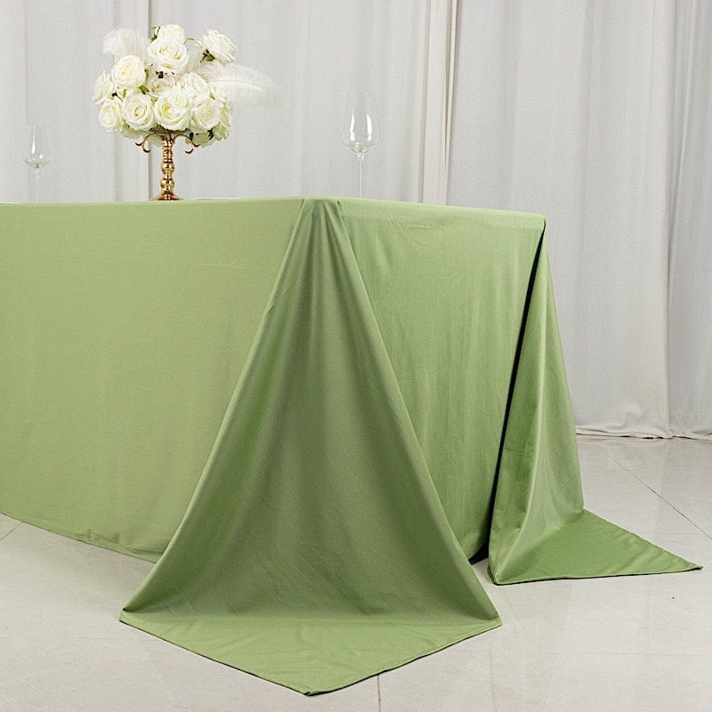 90x132 in Premium Scuba Polyester Rectangle Tablecloth