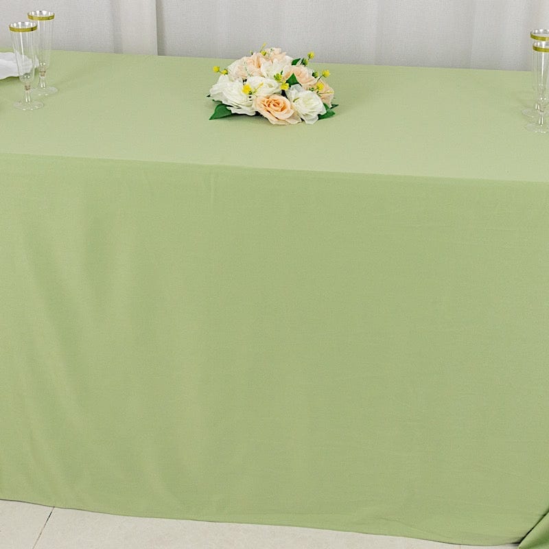 90x132 in Premium Scuba Polyester Rectangle Tablecloth