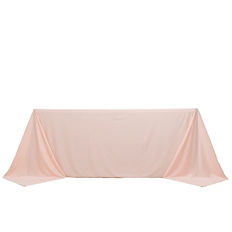 90x132 in Premium Scuba Polyester Rectangle Tablecloth