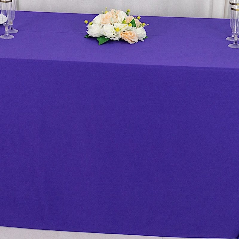 90x132 in Premium Scuba Polyester Rectangle Tablecloth