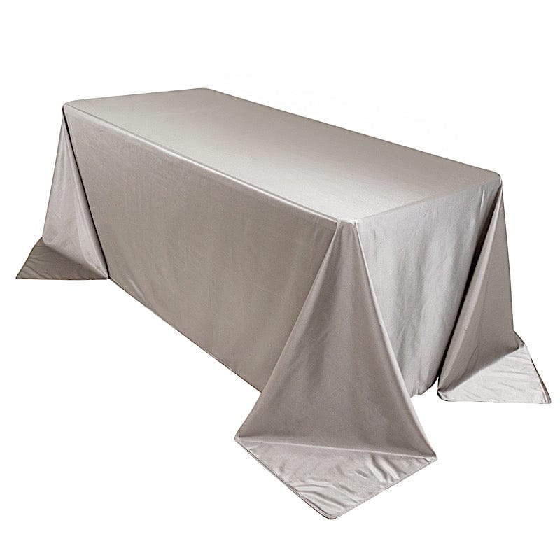 90x132 in Premium Scuba Polyester Rectangle Tablecloth