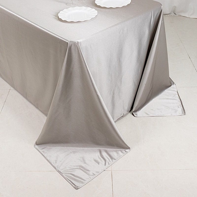 90x132 in Premium Scuba Polyester Rectangle Tablecloth