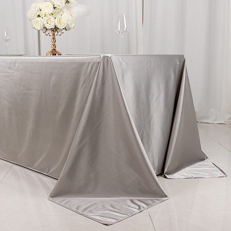 90x132 in Premium Scuba Polyester Rectangle Tablecloth