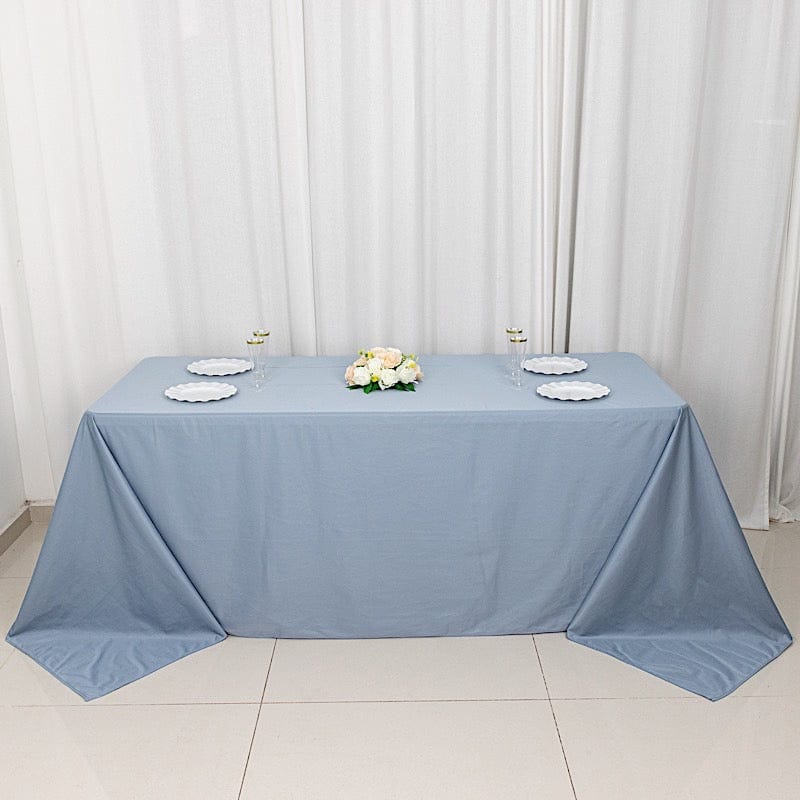 90x132 in Premium Scuba Polyester Rectangle Tablecloth