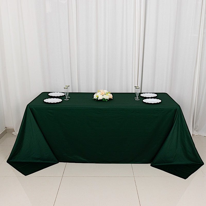 90x132 in Premium Scuba Polyester Rectangle Tablecloth