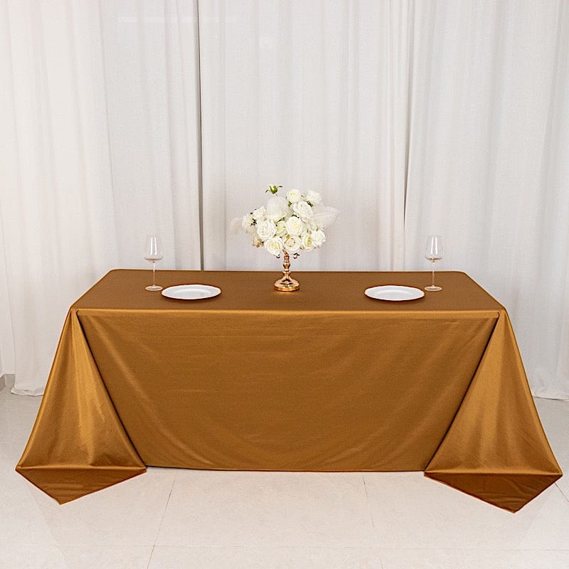 90x132 in Premium Scuba Polyester Rectangle Tablecloth