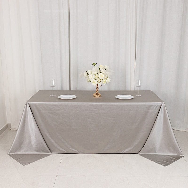 90x132 in Premium Scuba Polyester Rectangle Tablecloth