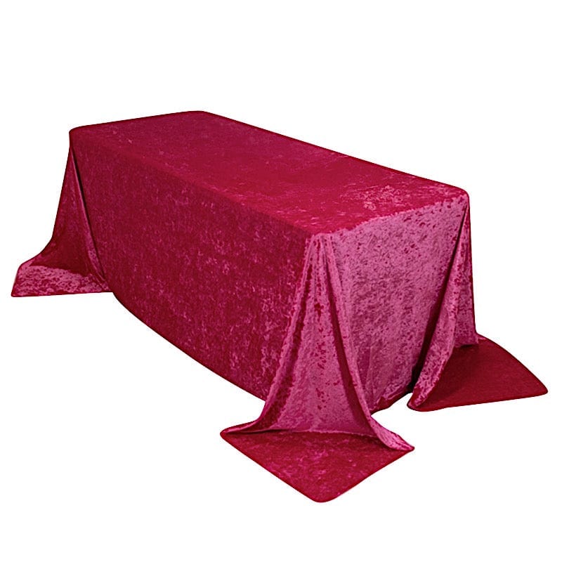 90x132 in Rectangular Premium Velvet Tablecloth