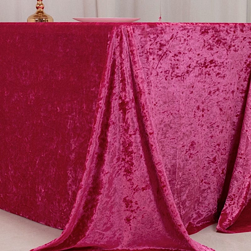 90x132 in Rectangular Premium Velvet Tablecloth