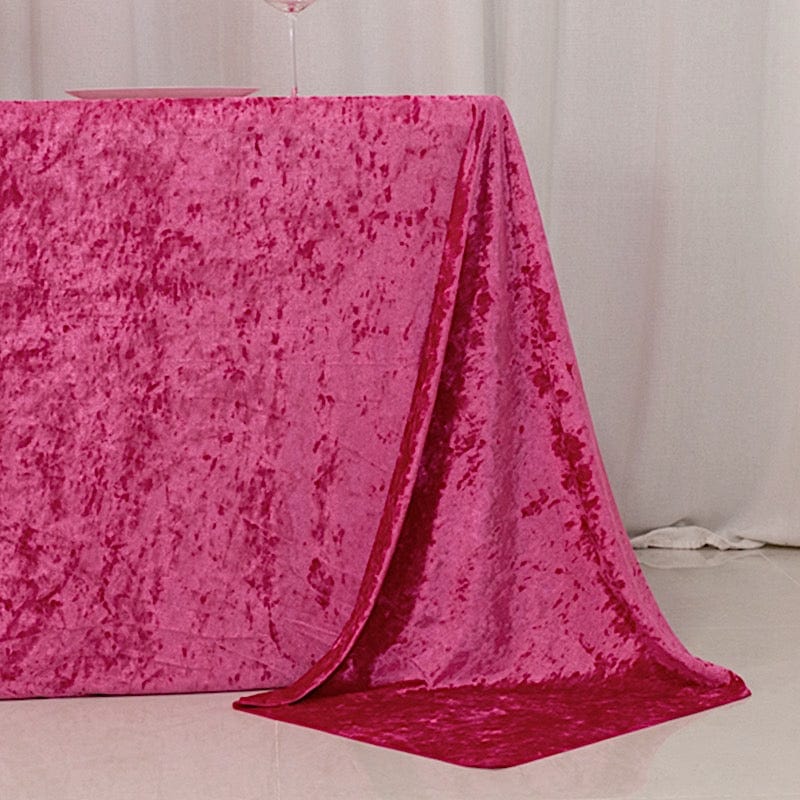 90x132 in Rectangular Premium Velvet Tablecloth