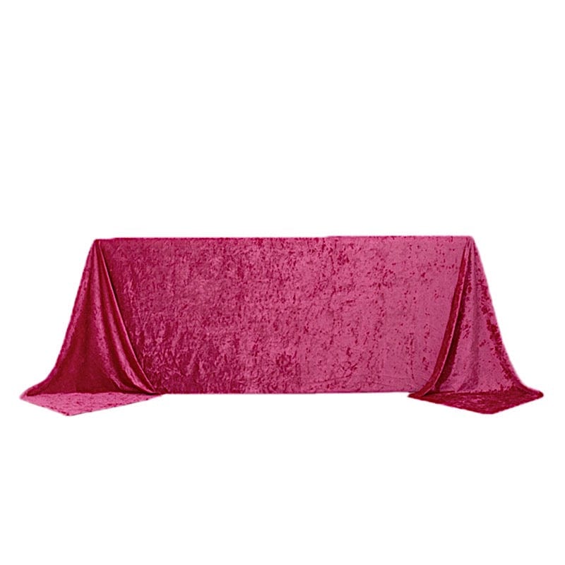 90x132 in Rectangular Premium Velvet Tablecloth