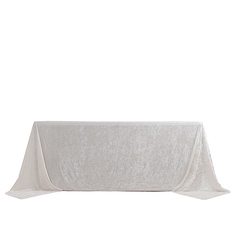 90x132 in Rectangular Premium Velvet Tablecloth