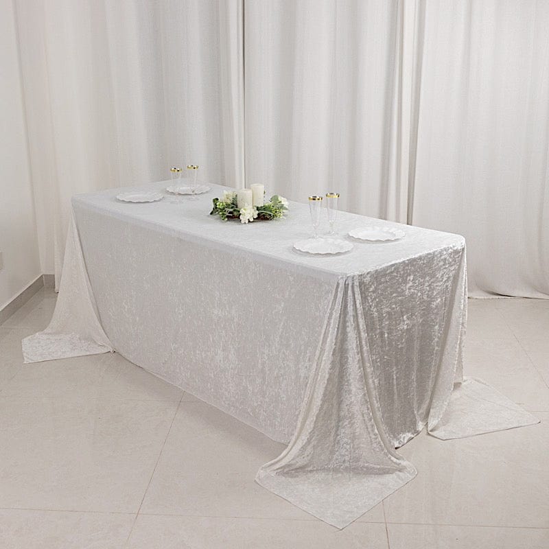 90x132 in Rectangular Premium Velvet Tablecloth