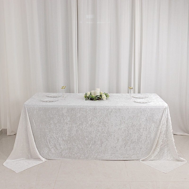 90x132 in Rectangular Premium Velvet Tablecloth