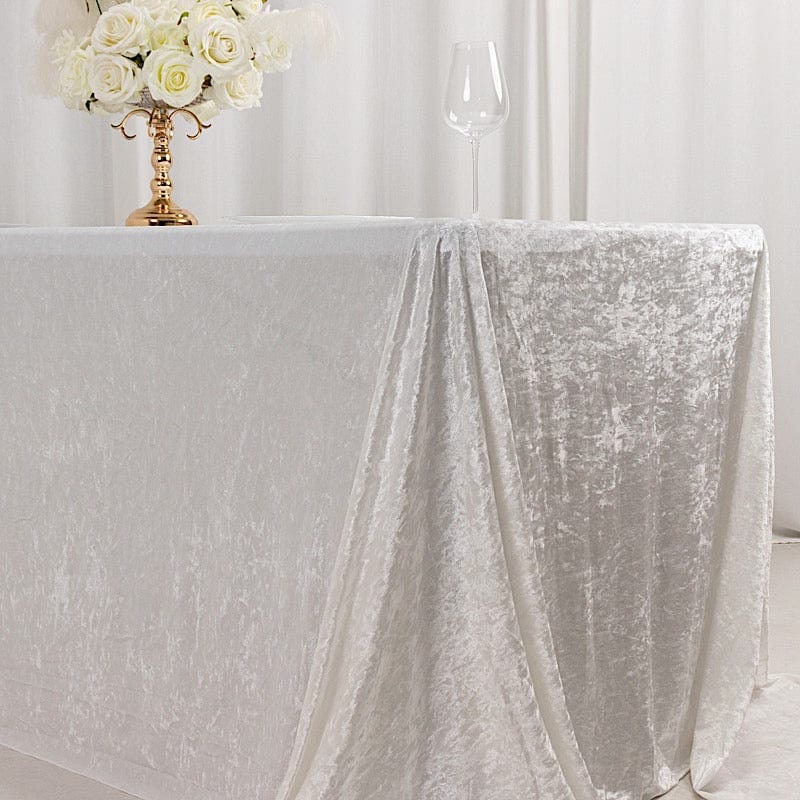 90x132 in Rectangular Premium Velvet Tablecloth