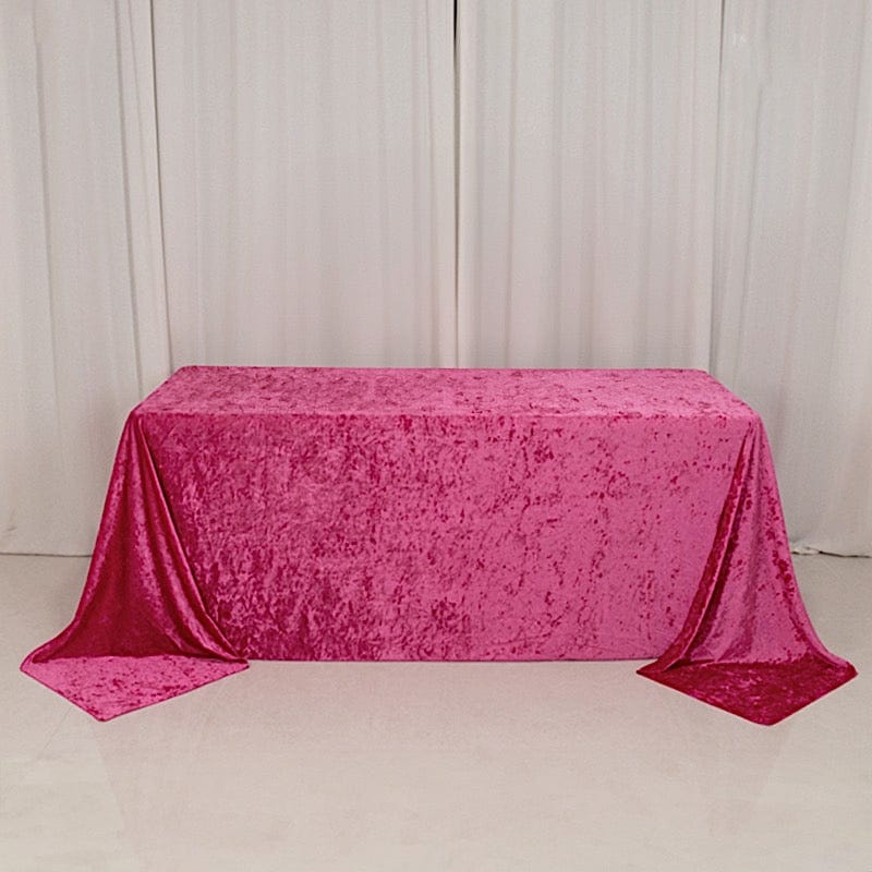 90x132 in Rectangular Premium Velvet Tablecloth