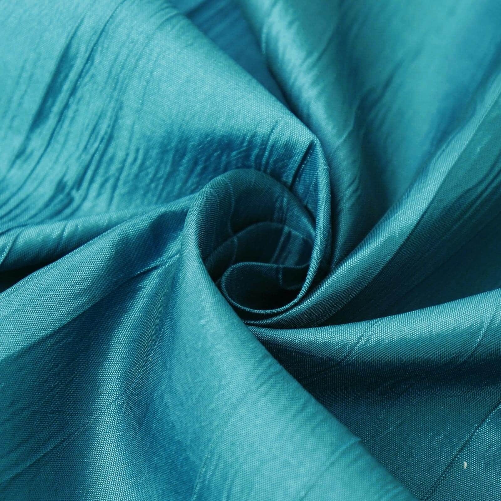 90x156 in Metallic Crinkled Taffeta Rectangular Tablecloth