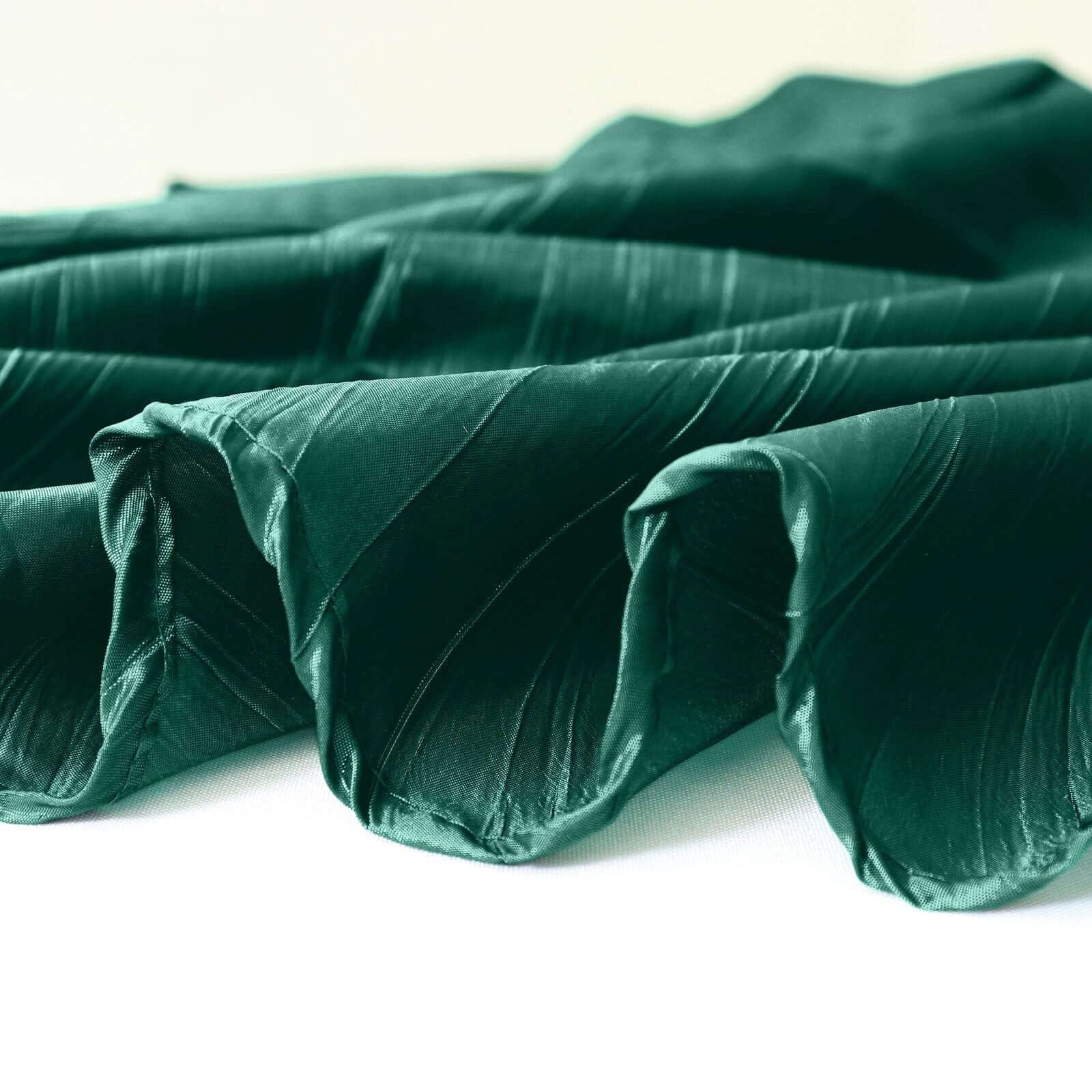 90x156 in Metallic Crinkled Taffeta Rectangular Tablecloth