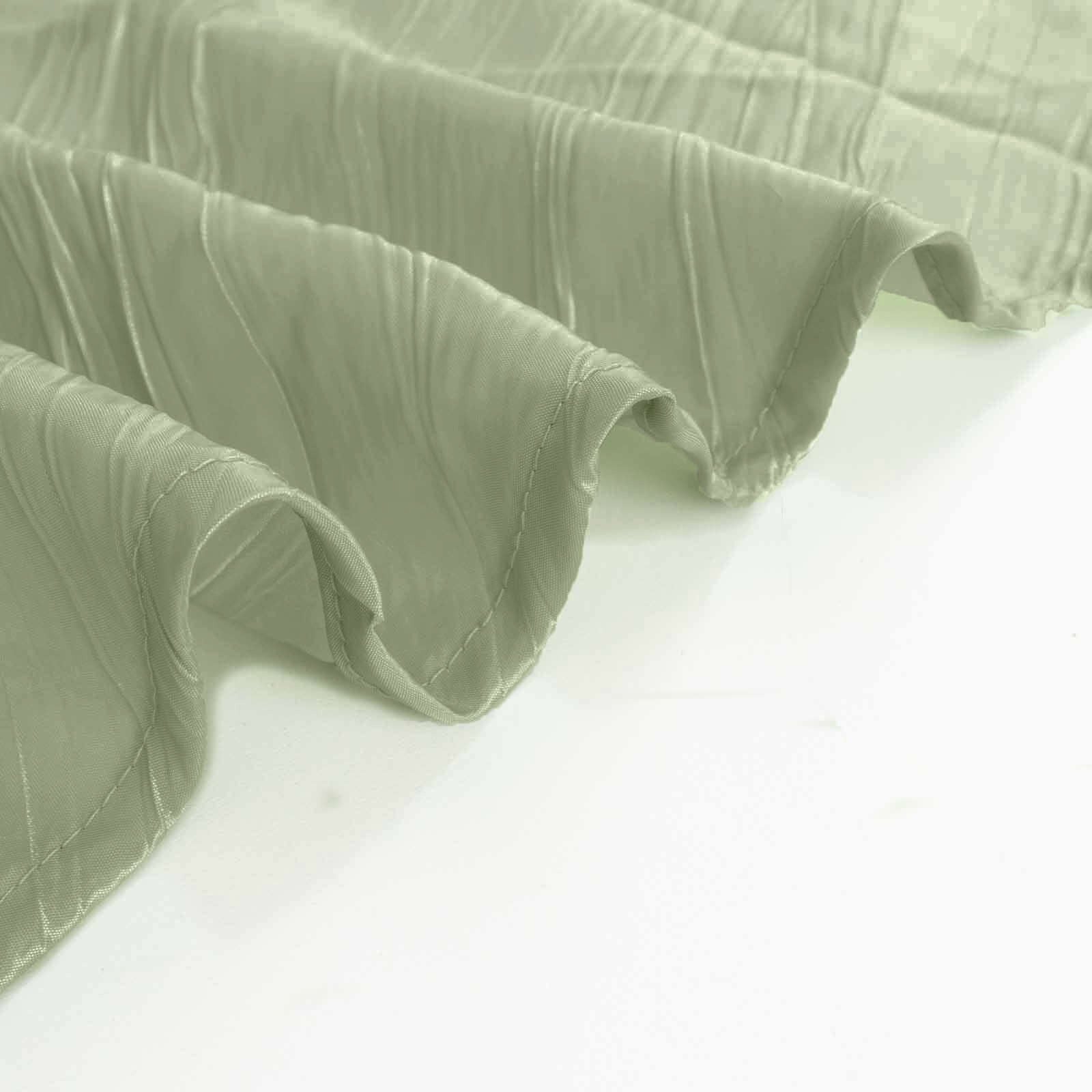 90x156 in Metallic Crinkled Taffeta Rectangular Tablecloth