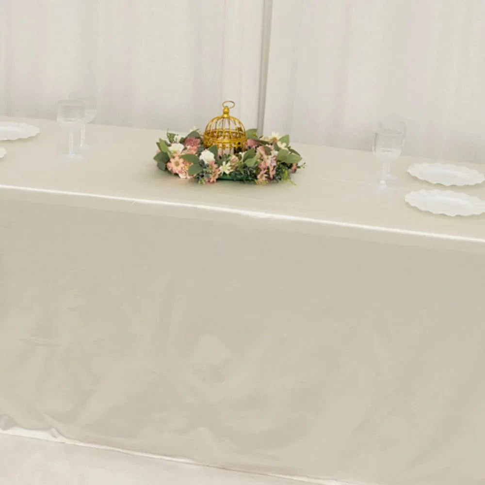 90x156 in Premium Scuba Polyester Rectangle Tablecloth