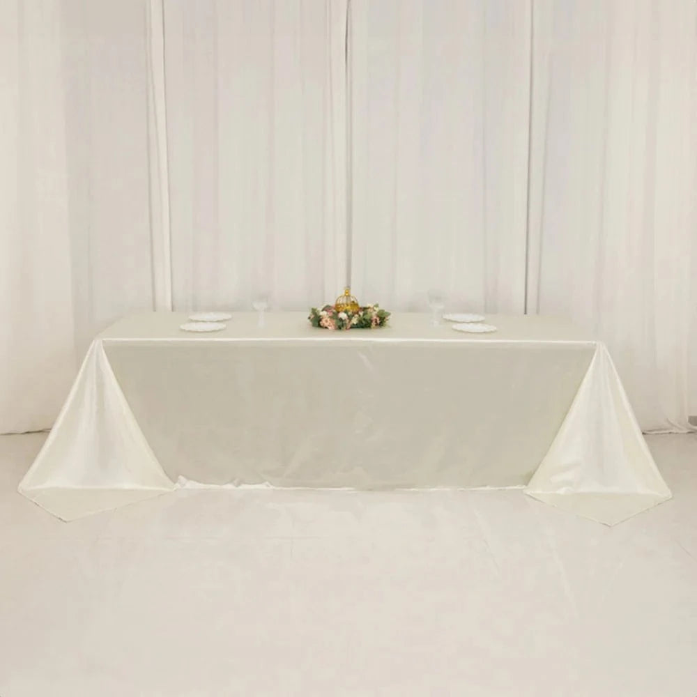 90x156 in Premium Scuba Polyester Rectangle Tablecloth