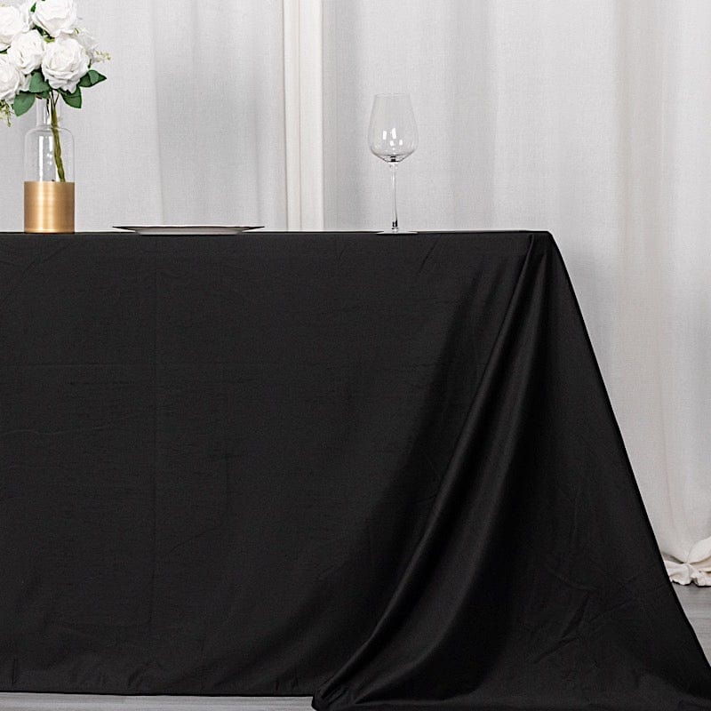 90x156 in Premium Scuba Polyester Rectangle Tablecloth