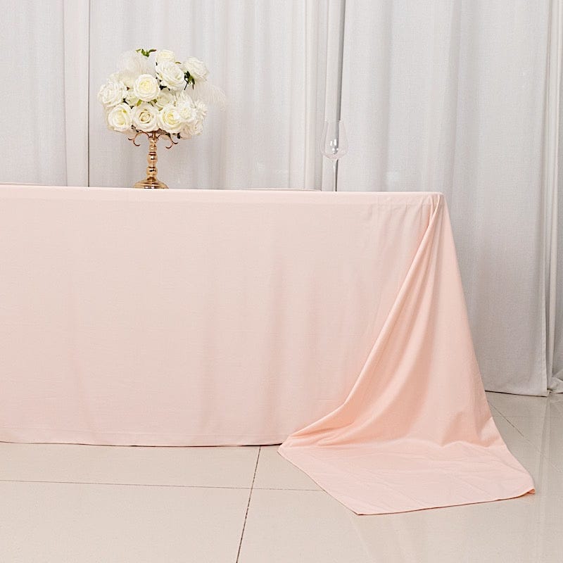 90x156 in Premium Scuba Polyester Rectangle Tablecloth