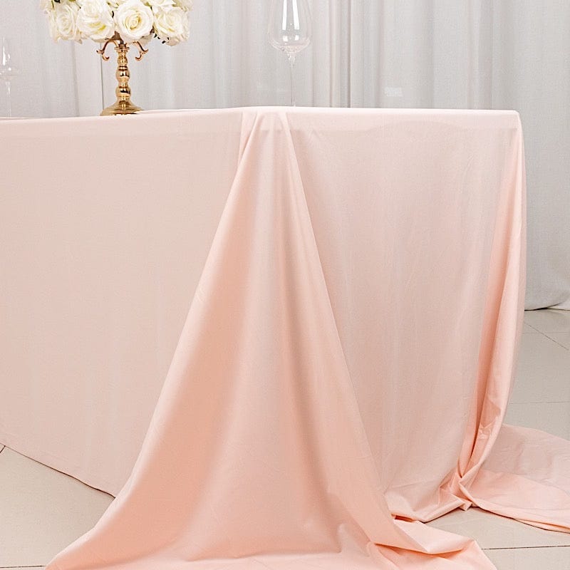 90x156 in Premium Scuba Polyester Rectangle Tablecloth