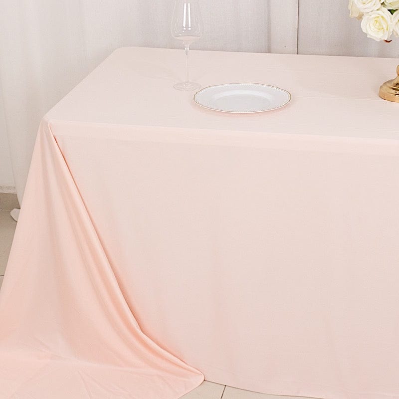 90x156 in Premium Scuba Polyester Rectangle Tablecloth