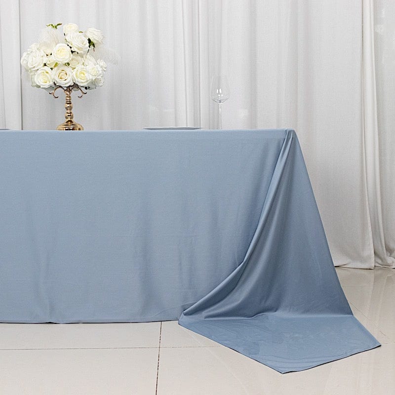 90x156 in Premium Scuba Polyester Rectangle Tablecloth