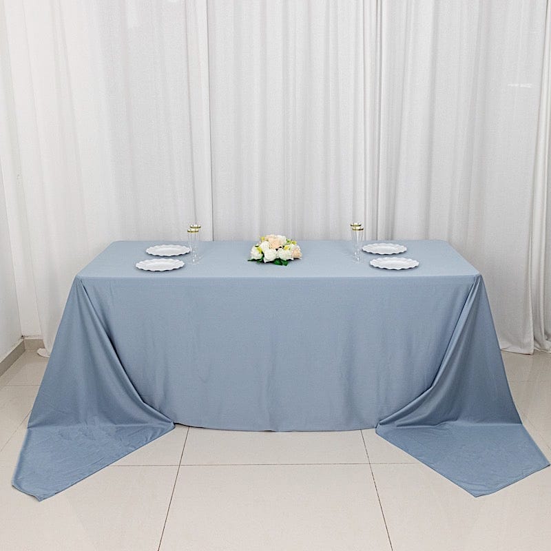 90x156 in Premium Scuba Polyester Rectangle Tablecloth