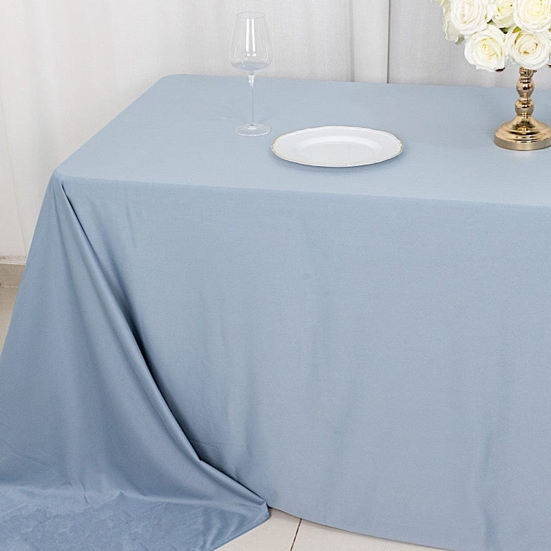 90x156 in Premium Scuba Polyester Rectangle Tablecloth