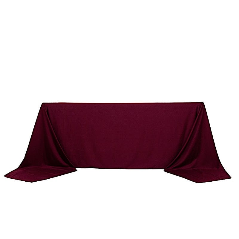 90x156 in Premium Scuba Polyester Rectangle Tablecloth