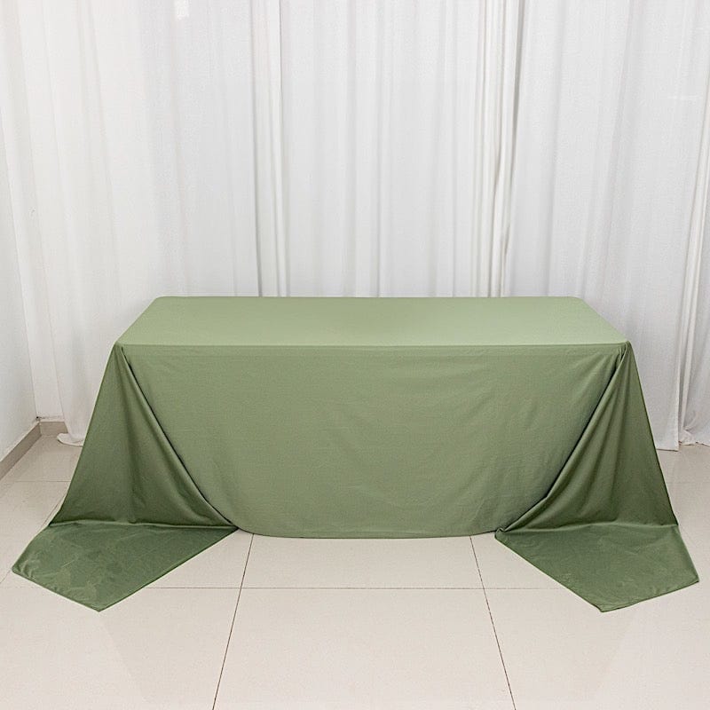 90x156 in Premium Scuba Polyester Rectangle Tablecloth