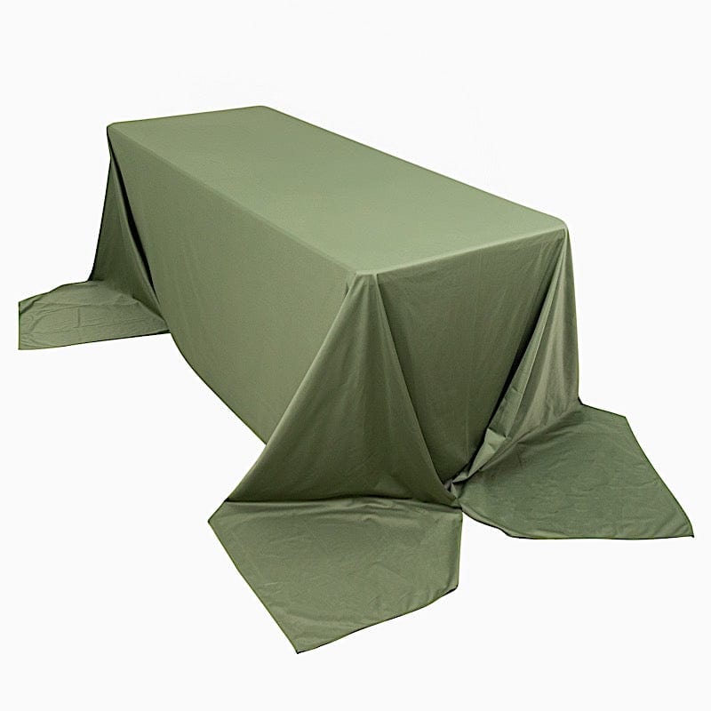 90x156 in Premium Scuba Polyester Rectangle Tablecloth