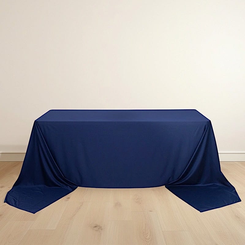 90x156 in Premium Scuba Polyester Rectangle Tablecloth