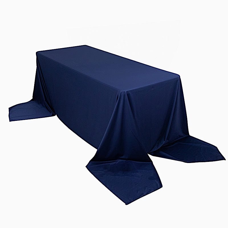 90x156 in Premium Scuba Polyester Rectangle Tablecloth