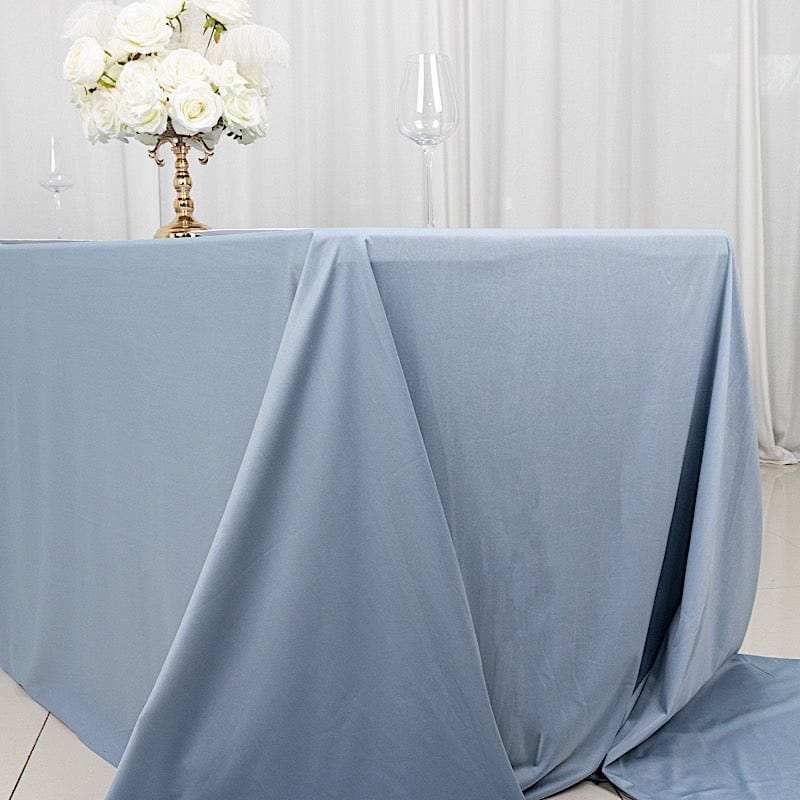 90x156 in Premium Scuba Polyester Rectangle Tablecloth