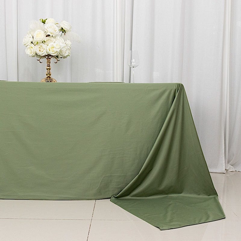 90x156 in Premium Scuba Polyester Rectangle Tablecloth